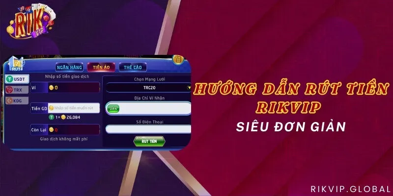 Rút tiền Rikvip