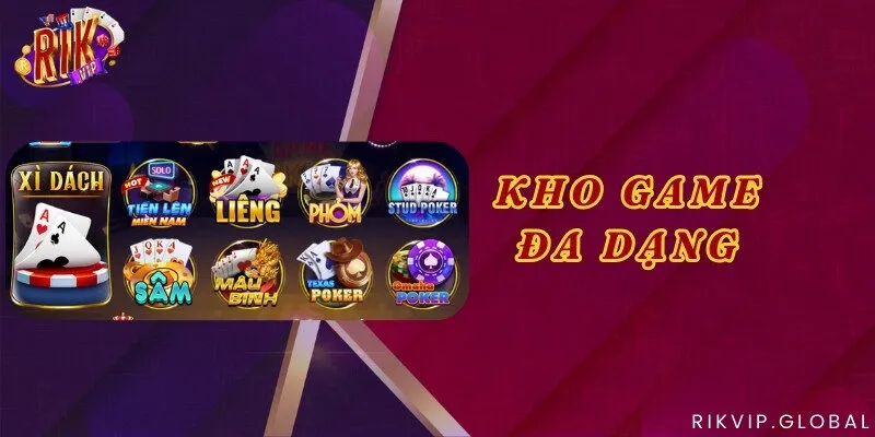 Kho game đa dạng 